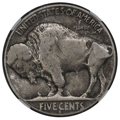 1924-S Buffalo Nickel - NGC F 12 - Fine