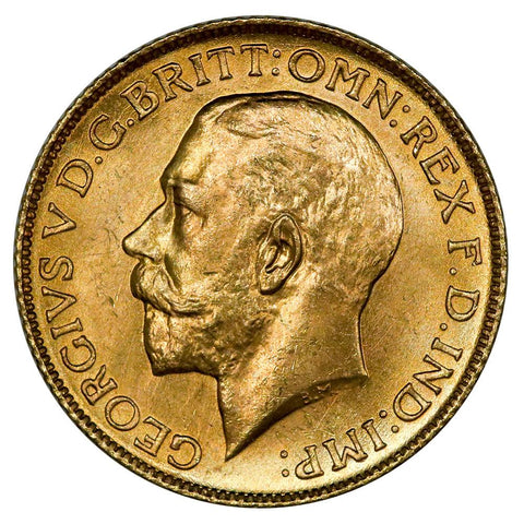 1925 Great Britain George V Gold Sovereign KM.820 - Brilliant Uncirculated