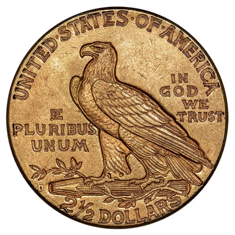 1925-D $2.5 Indian Gold Coin - About Uncirculated