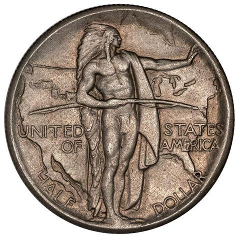 1926 Oregon Trail Silver Commemorative Half Dollar - About Uncirculated