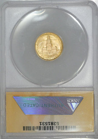 1926 American Sesquicentenial $2.5 Gold Commemorative ~ ANACS MS 62