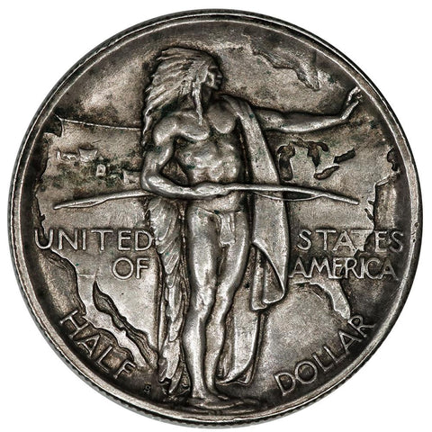 1926-S Oregon Trail Silver Commemorative Half Dollar - About Uncirculated