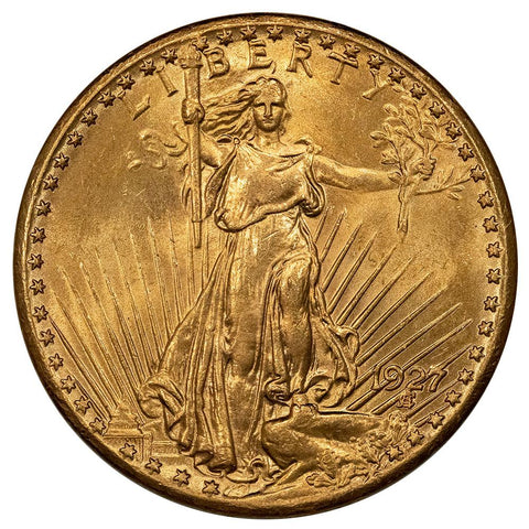 1927 $20 Saint Gauden's Double Eagle - Brilliant Uncirculated
