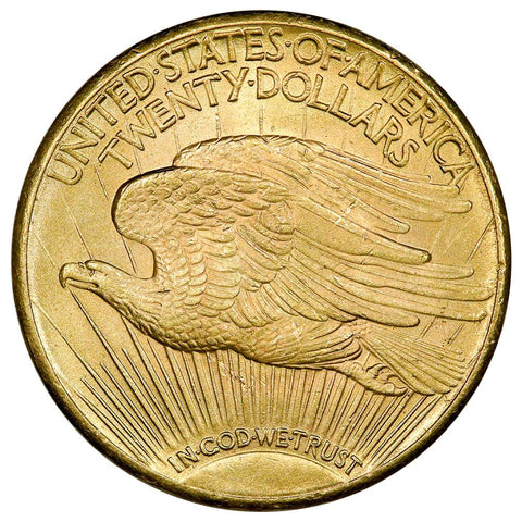 1928 $20 Saint Gauden's Gold Double Eagle - About Uncirculated