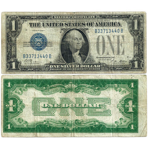 1928-A $1 "Funnyback" Silver Certificate Fr. 1601 - Very Good/Fine
