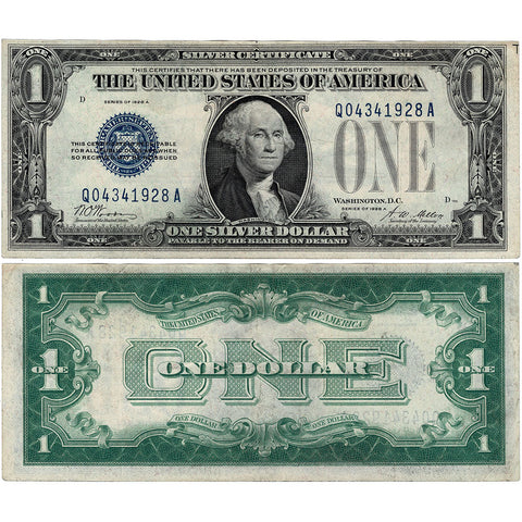 1928-A $1 "Funnyback" Silver Certificate Fr. 1601 - Extremely Fine