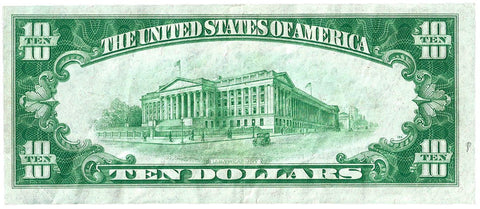 1928-A $10 Federal Reserve Note (Philadelphia District) FR. 2001-C - XF