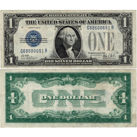 1928-B $1 "Funnyback" Silver Certificate Fr. 1601 - Extremely Fine
