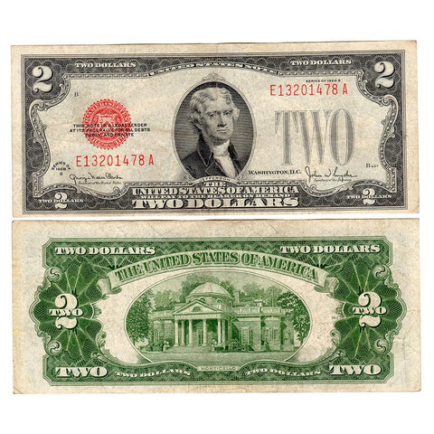 1928-G $2 Legal Tender Note Fr. 1508 - Very Fine