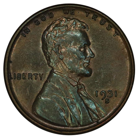 1931-S Lincoln Wheat Cent - About Uncirculated