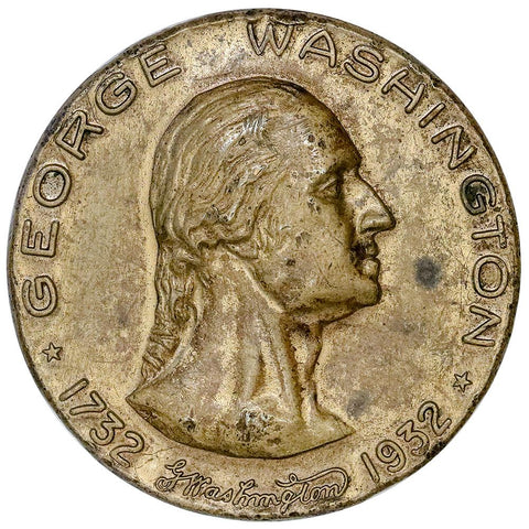 1932 George Washington Bronze Medal B-912 - Fort Necessity - About Uncirculated