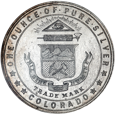 1933 Colorado's Century of Progress Dollar HK-870 R3 40mm ~ NGC MS 65