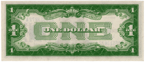 1934 $1 "Funnyback" Silver Certificate Fr. 1606 - Crisp Choice Uncirculated