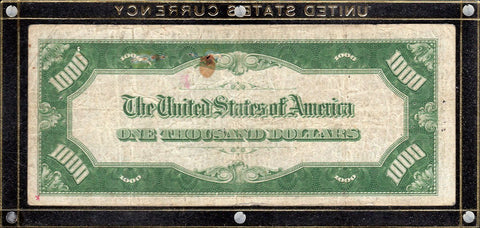 1934 $1000 Federal Reserve Note, Dallas District - Fr. 2211-K - Very Fine Details