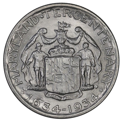 1934 Maryland Silver Commemorative Half Dollar - Brilliant Uncirculated