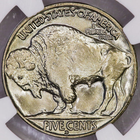 1934-D Buffalo Nickel ~ NGC MS 64 ~ Choice Toned Uncirculated