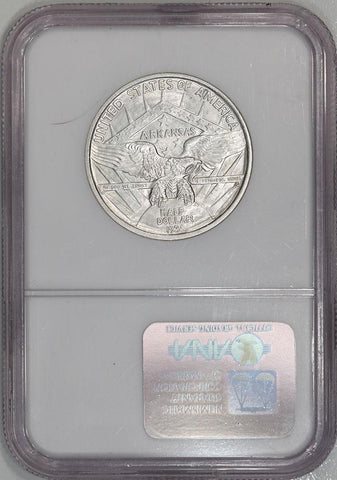 1935 Arkansas Silver Commemorative Half Dollar - NGC MS 65 - Gem Uncirculated