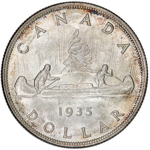 1935 Canada Silver Dollar KM.30 - Choice Brilliant Uncirculated