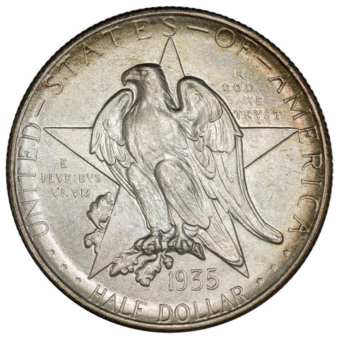1935-S Texas Independence Silver Commemorative Half Dollar - Brilliant Uncirculated