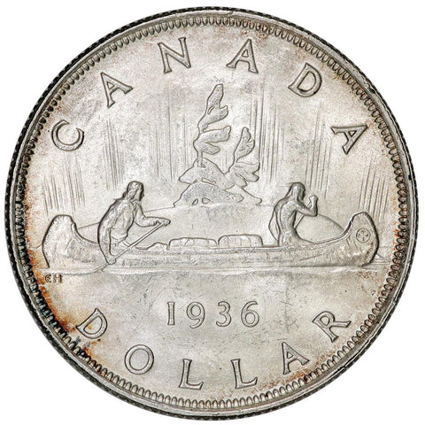 1936 Canada Silver Dollar KM.30 - Choice Brilliant Uncirculated