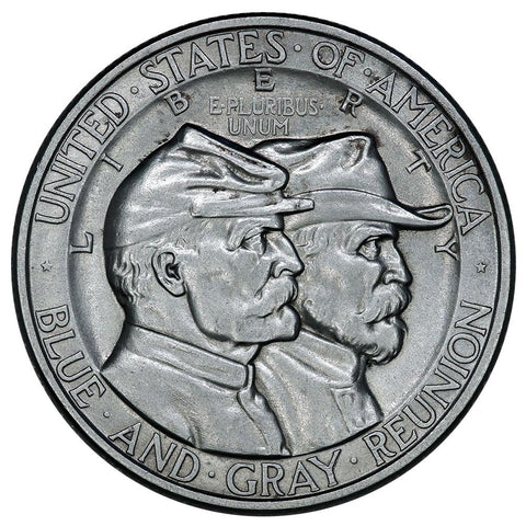 1936 Gettysburg Silver Commemorative Half Dollar - Brilliant Uncirculated