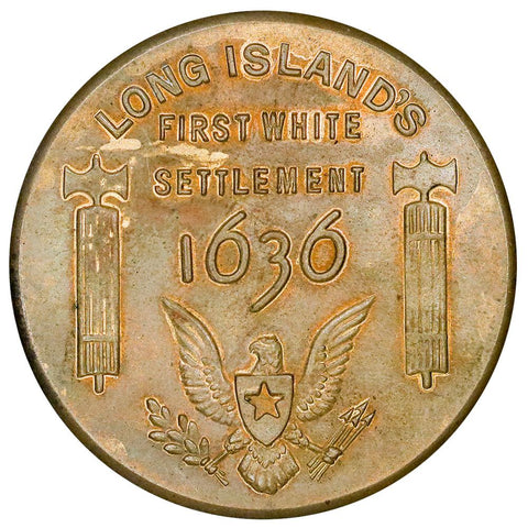 1936 Long Island Tercentenary Commemorative So-Called-Dollar HK. 694 - AU