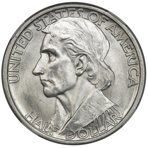 1936-D Daniel Boone Silver Commemorative Half Dollar - NGC MS 64