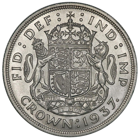 1937 Great Britain Silver Crown - Brilliant Uncirculated
