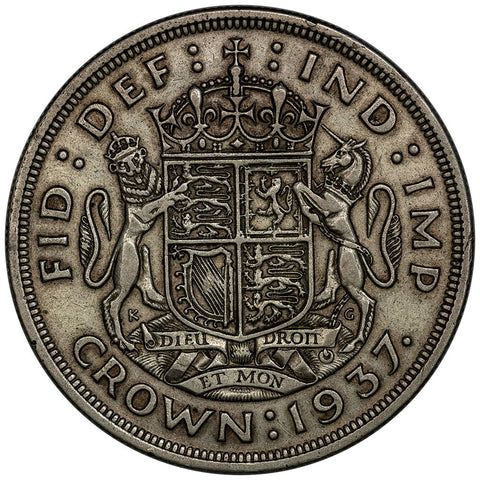 1937 Great Britain Silver Crown - Extremely Fine