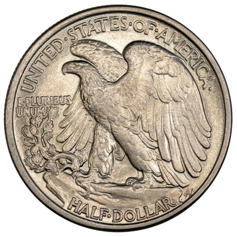 1937 Walking Liberty Half Dollar - About Uncirculated+