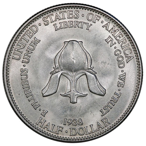 1938 New Rochelle Silver Commemorative Half Dollar - Brilliant Uncirculated