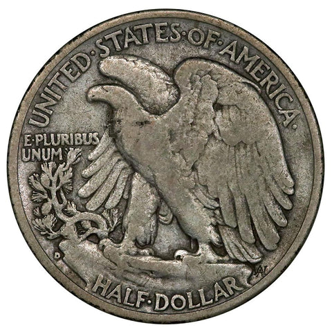 1938-D Walking Liberty Halves - Fine