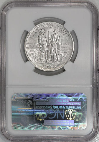 1938-S Daniel Boone Silver Commemorative Half Dollar - NGC MS 62