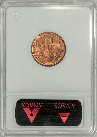 1983-S/S Lincoln Wheat Cent RPM-1 - ANACS MS 65 Red - Gem