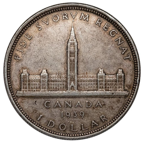 1939 Canada Silver Dollar KM.38 - Extremely Fine