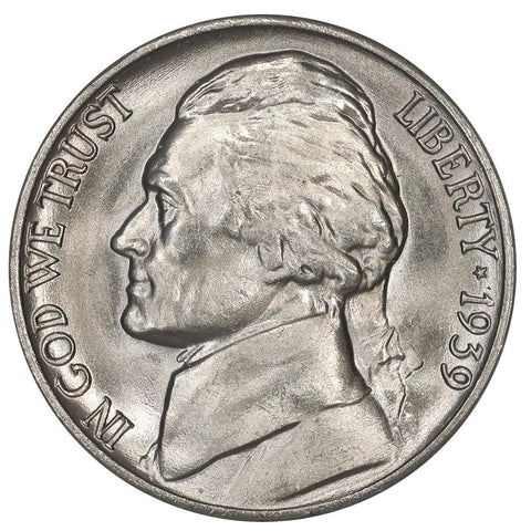 1939-D Jefferson Nickel Reverse of 1938 - ANACS MS 65