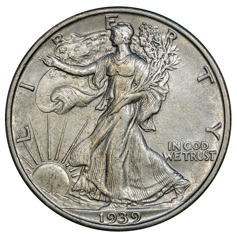 1939-S Walking Liberty Half Dollar - About Uncirculated