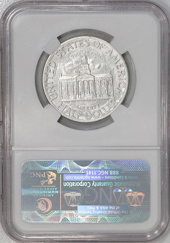 1946 Iowa Silver Commemorative Half Dollar - NGC MS 64