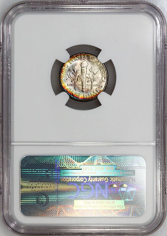 1946 Roosevelt Dime - NGC MS 65
