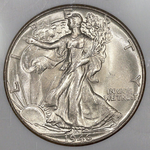1946 Walking Liberty Half Dollar ~ NGC MS 65 ~ Nevada Silver Collection