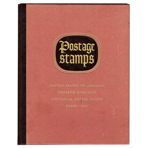 1947 Universal Postal Union Congress United States Presentation Book (Signed)