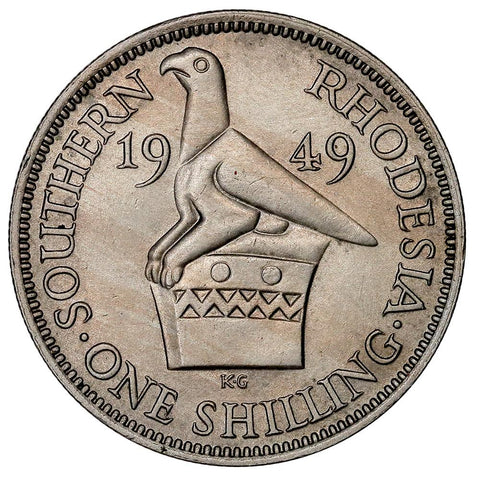 1949 Southern Rhodesia Shilling KM.22 - Superior Gem Uncirculated