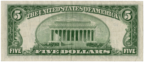 1950-A $5 Federal Reserve Star Note Kansas City District Fr. 1962-J* - Crisp Very Fine