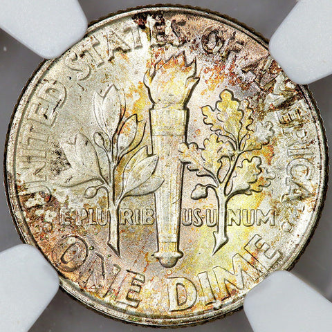 1951 Roosevelt Dime - NGC MS 65 FT (Full Torch)
