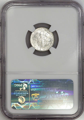 1953 Roosevelt Dime - NGC MS 64