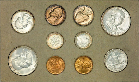 Original 1953 P-D-S U.S. Mint Double Mint Set - Gem Brilliant Uncirculated