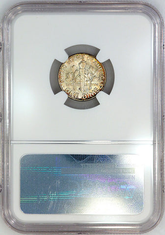 1953-D Roosevelt Dime - NGC MS 65 FT (Full Torch)