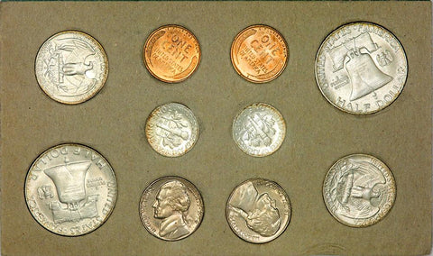 Original 1954 P-D-S U.S. Mint Double Mint Set - Gem Brilliant Uncirculated