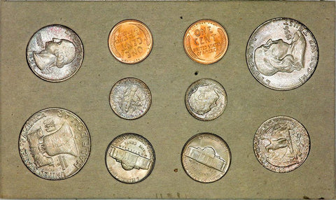 Original 1956 P-D U.S. Mint Double Mint Set - Gem Brilliant Uncirculated