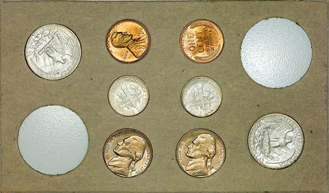 Original 1956 P-D U.S. Mint Double Mint Set - Gem Brilliant Uncirculated